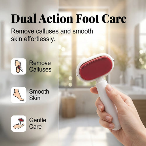⏳ FINAL 24 HOURS · 50% OFF🦶Double-Sided Foot Scraper for Smooth Heels