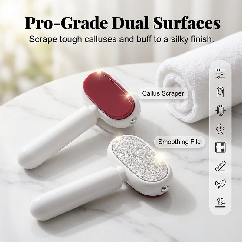⏳ FINAL 24 HOURS · 50% OFF🦶Double-Sided Foot Scraper for Smooth Heels