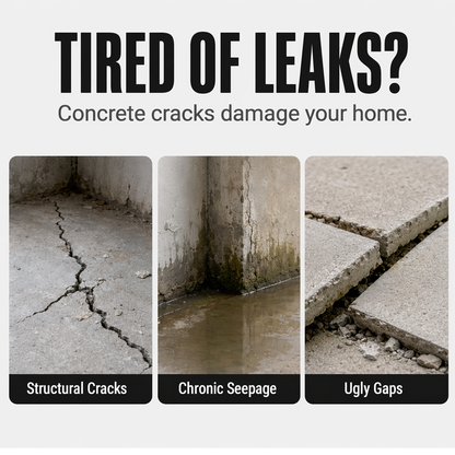 🏠 ✨LAST DAY 50% OFF ✨Waterproof Concrete Crack Filler for Indoor & Outdoor Use