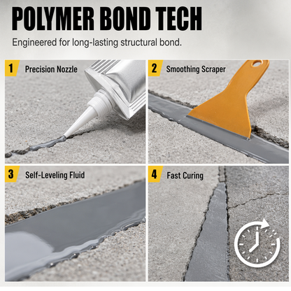 🏠 ✨LAST DAY 50% OFF ✨Waterproof Concrete Crack Filler for Indoor & Outdoor Use
