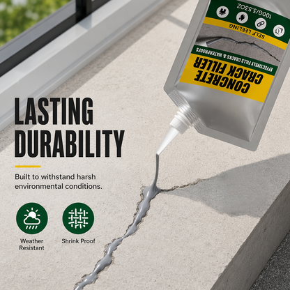 🏠 ✨LAST DAY 50% OFF ✨Waterproof Concrete Crack Filler for Indoor & Outdoor Use