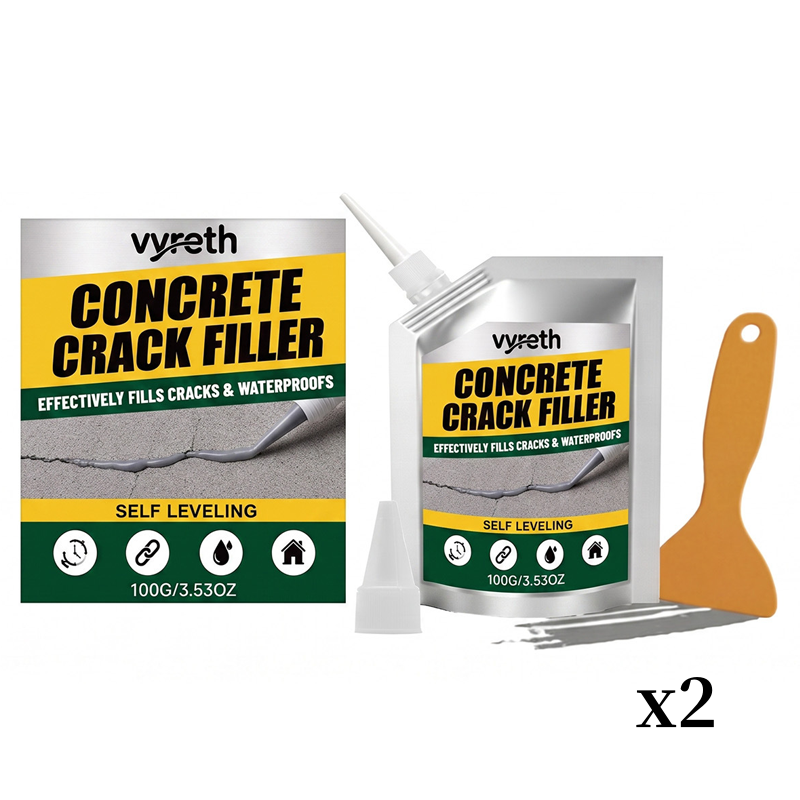 🏠 ✨LAST DAY 50% OFF ✨Waterproof Concrete Crack Filler for Indoor & Outdoor Use