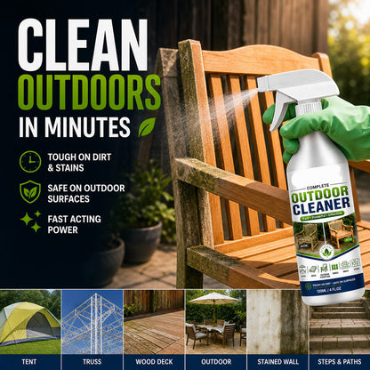 🌿 Outdoor Surface Cleaner Spray for Mold Mildew & Algae Stains