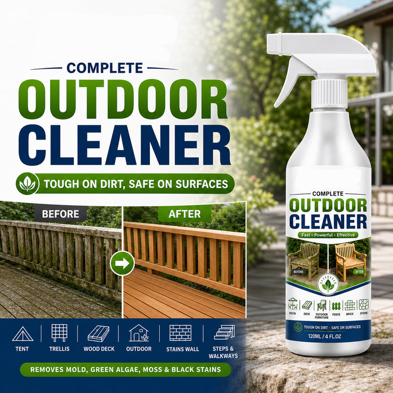 🌿 Outdoor Surface Cleaner Spray for Mold Mildew & Algae Stains