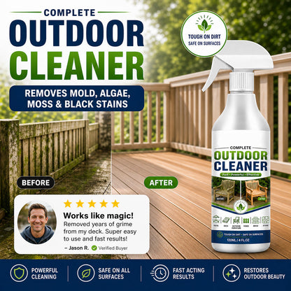 🌿 Outdoor Surface Cleaner Spray for Mold Mildew & Algae Stains