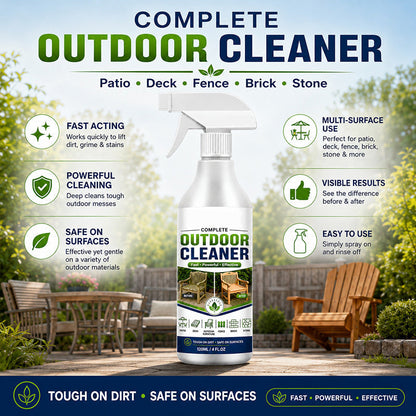 🌿 Outdoor Surface Cleaner Spray for Mold Mildew & Algae Stains