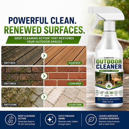 🌿 Outdoor Surface Cleaner Spray for Mold Mildew & Algae Stains