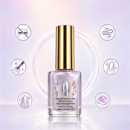 ⏳ FINAL 24 HOURS · 50% OFF💅Lilac Glossy Mirror Nail Strengthener
