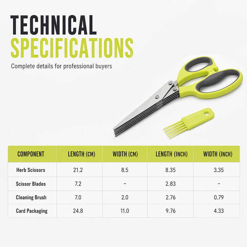 ⏳ FINAL 24 HOURS · 50% OFF🌿 5-Blade Herb Scissors – Skip Slow Knife Chopping