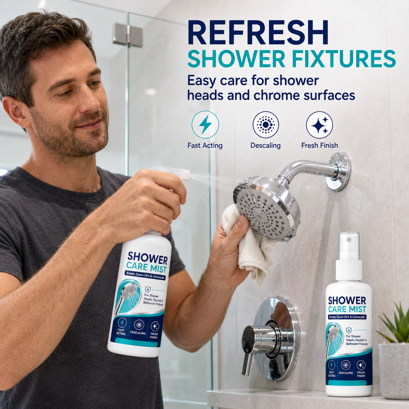 🚿 Shower Limescale Remover Spray – Tackle Hard Water Buildup