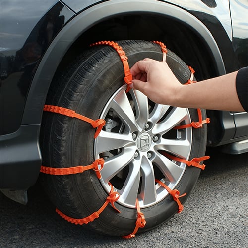 🚗 Universal Nylon Tire Chains for Snow & Ice Traction