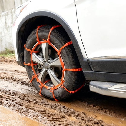 🚗 Universal Nylon Tire Chains for Snow & Ice Traction